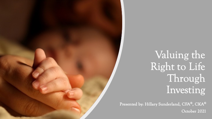 October 2021 Commentary: Valuing the Right to Life - post