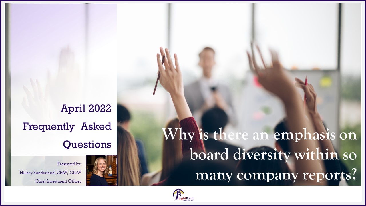 April 2022 Commentary: Is Board Diversity Important? - post