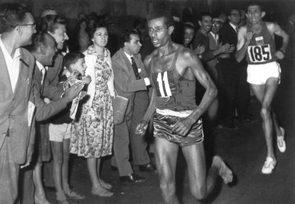 Abebe Bikila 1960 Rome Olympics